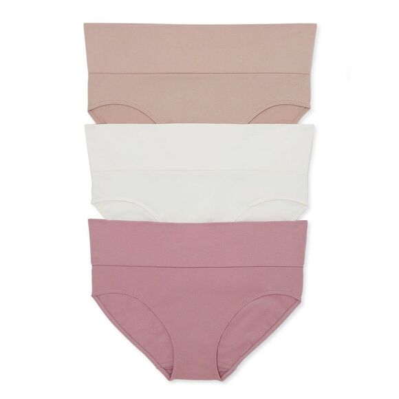 Women’s Destination Maternity Foldover Bikini Panty 2, 3-Packs Size L - Picture 7 of 9